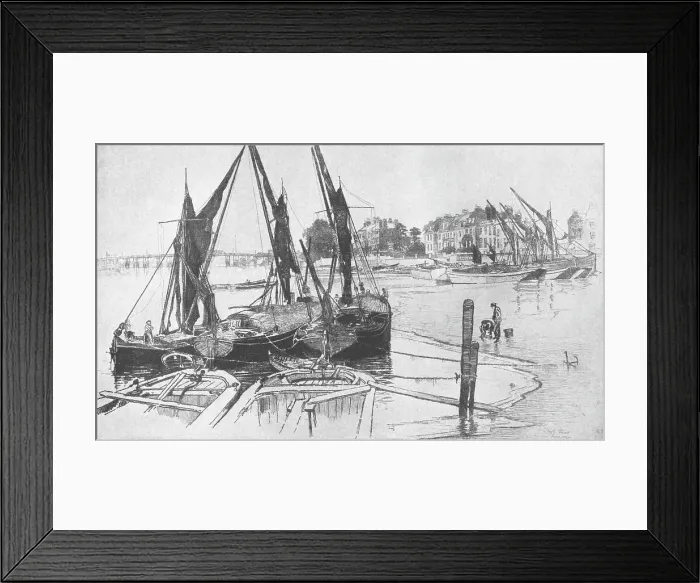 Framed Print : Chelsea Harbour