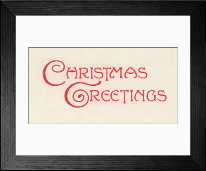 Framed Print : Christmas Lettering Framed Print : Christmas Lettering