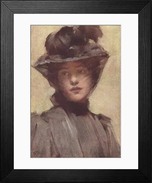 Framed Print : Woman with a Black Veil Framed Print : Woman with a Black Veil