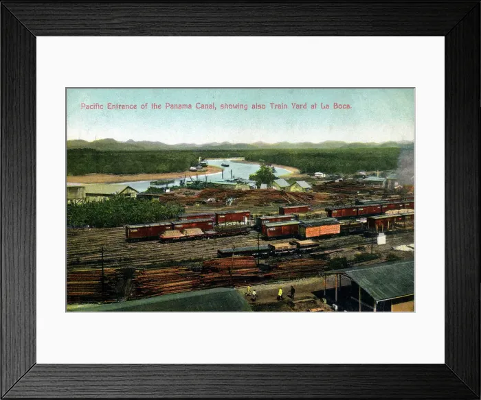 Framed Print : Construction of the Panama Canal Framed Print : Construction of the Panama Canal