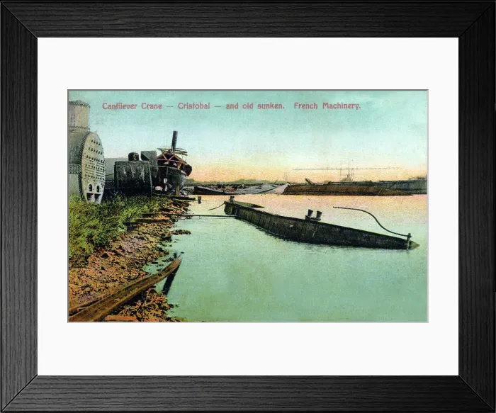 Framed Print : Construction of the Panama Canal Framed Print : Construction of the Panama Canal