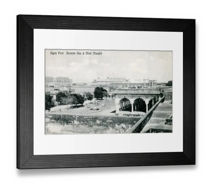 Framed Print : Agra Fort - Diwan-i-Am and Moti Masjid - Agra, India Framed Print : Agra Fort - Diwan-i-Am and Moti Masjid - Agra, India