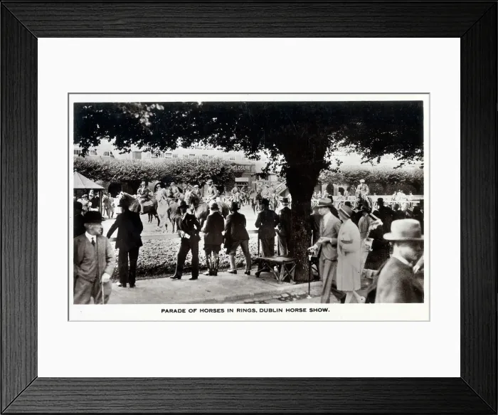 Framed Print : Parade of Horses in Rings, Dublin Horse Show, Ireland Framed Print : Parade of Horses in Rings, Dublin Horse Show, Ireland