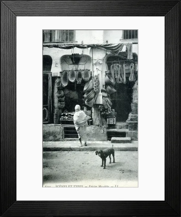 Framed Print : A Mozabite Grocer shop, Algeria Framed Print : A Mozabite Grocer shop, Algeria
