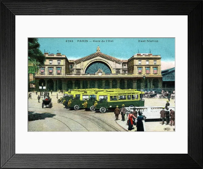 Framed Print : Gare de l'Est, Paris, France Framed Print : Gare de l'Est, Paris, France