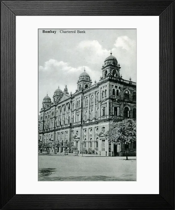 Framed Print : Mumbai (formerly Bombay), India - Chartered Bank Framed Print : Mumbai (formerly Bombay), India - Chartered Bank