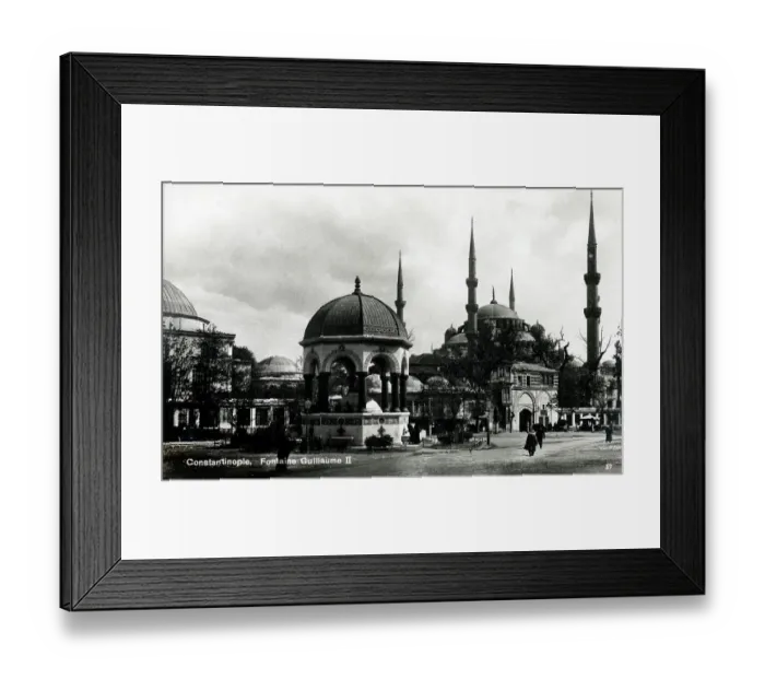 Framed Print : Kaiser Wilhelm II Fountain (German Fountain), Istanbul Framed Print : Kaiser Wilhelm II Fountain (German Fountain), Istanbul