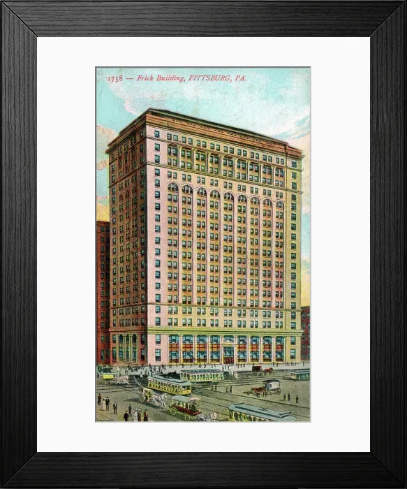 Framed Print : Frick Building, Pittsburgh, Pennsylvania, USA Framed Print : Frick Building, Pittsburgh, Pennsylvania, USA