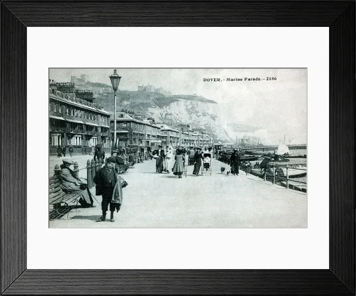 Framed Print : Marine Parade, Dover, Kent Framed Print : Marine Parade, Dover, Kent