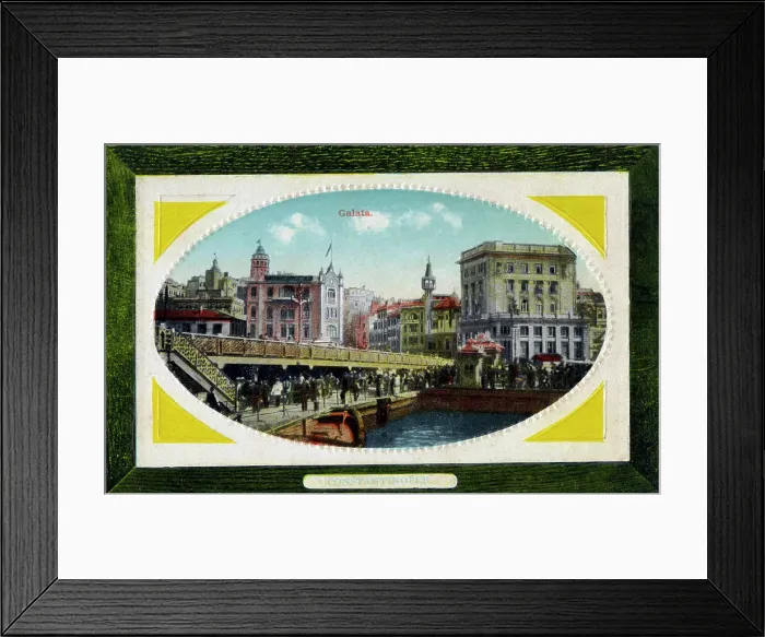 Framed Print : The Galata Bridge (Galata end) - Istanbul, Turkey Framed Print : The Galata Bridge (Galata end) - Istanbul, Turkey