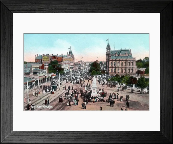 Framed Print : Pall Mall, Bendigo, Victoria, Australia Framed Print : Pall Mall, Bendigo, Victoria, Australia