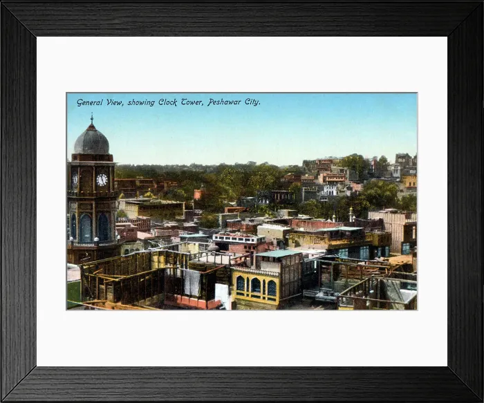 Framed Print : Peshawar, Pakistan - Panorama Framed Print : Peshawar, Pakistan - Panorama