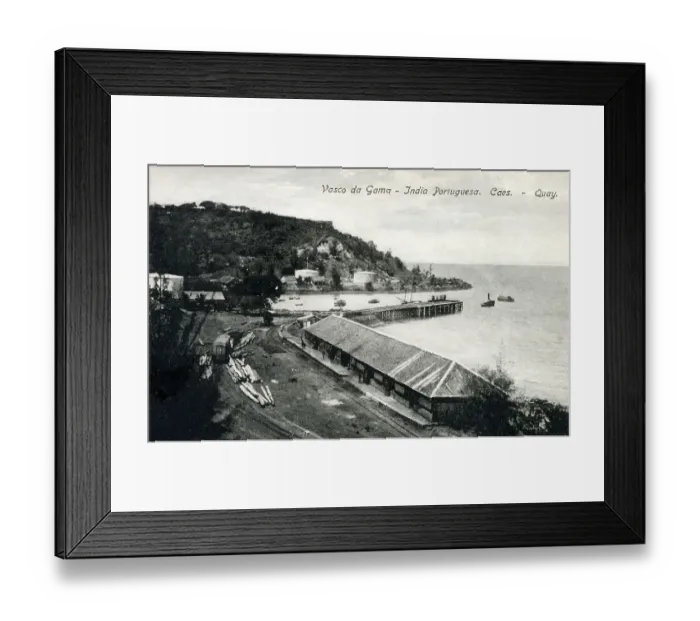 Framed Print : The Quay - Vasco da GamaMormugao peninsula, Goa, India Framed Print : The Quay - Vasco da GamaMormugao peninsula, Goa, India