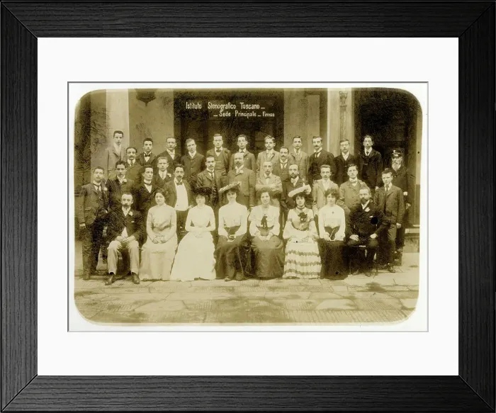 Framed Print : Stenographic Institute HQ, Florence, Tuscany, Italy