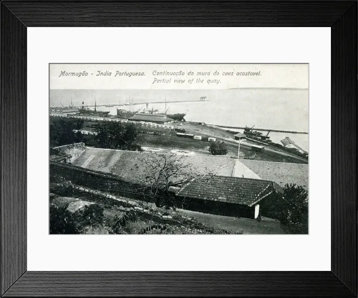 Framed Print : Mormugao, Goa, India - Partial view of the Quay Framed Print : Mormugao, Goa, India - Partial view of the Quay