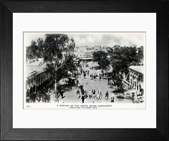 Framed Print : A section of the Saddar Bazar, Rawalpindi, Pakistan Framed Print : A section of the Saddar Bazar, Rawalpindi, Pakistan