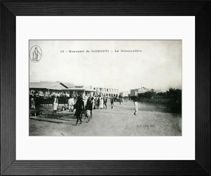 Framed Print : The Landing Stage - Djibouti, East Africa Framed Print : The Landing Stage - Djibouti, East Africa