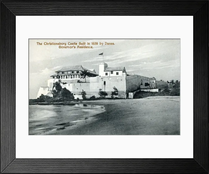 Framed Print : Ghana, West Africa - Accra - Osu Castle Framed Print : Ghana, West Africa - Accra - Osu Castle