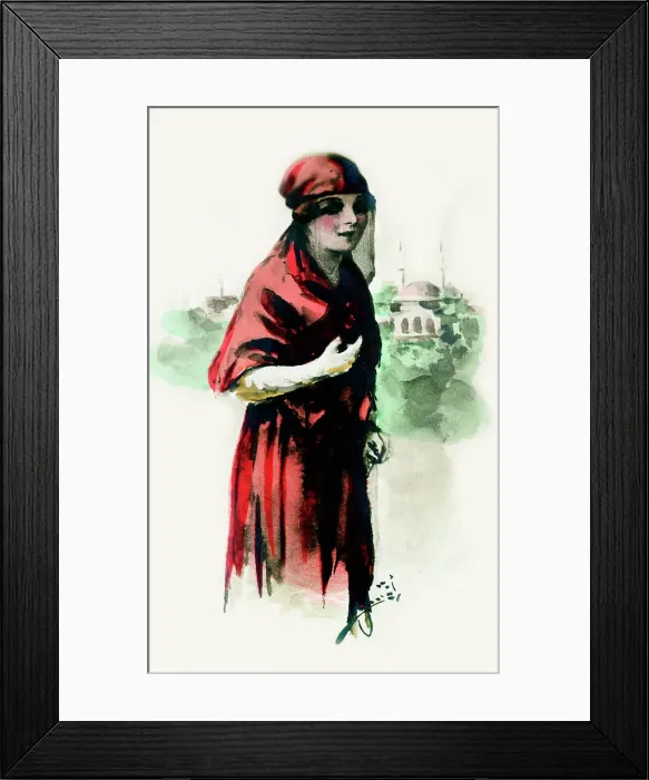 Framed Print : Turkish woman - modern style Framed Print : Turkish woman - modern style