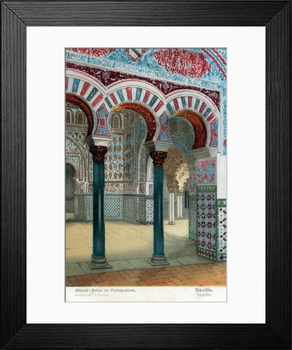 Framed Print : Salon de Embajadores - Alcazar of Seville, Spain Framed Print : Salon de Embajadores - Alcazar of Seville, Spain