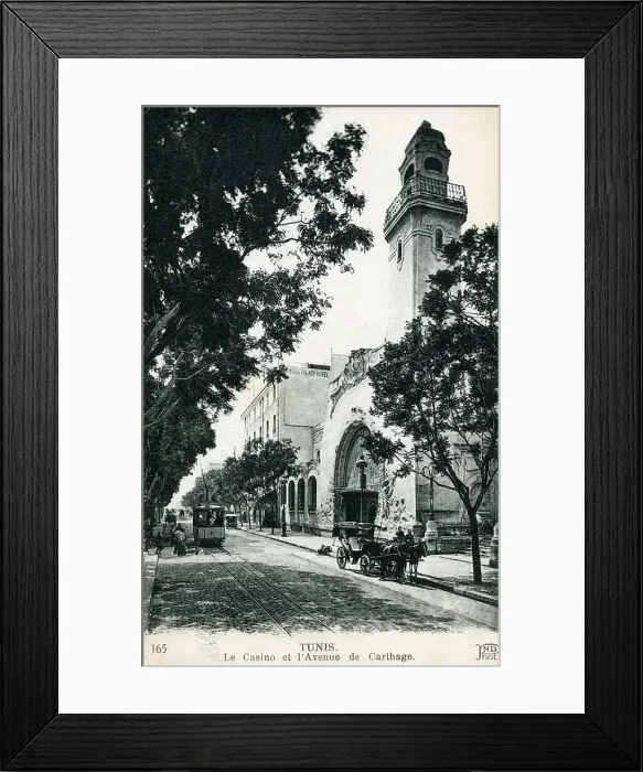 Framed Print : Tunis, Tunisia - The Casino on l'Avenue de Carthage Framed Print : Tunis, Tunisia - The Casino on l'Avenue de Carthage