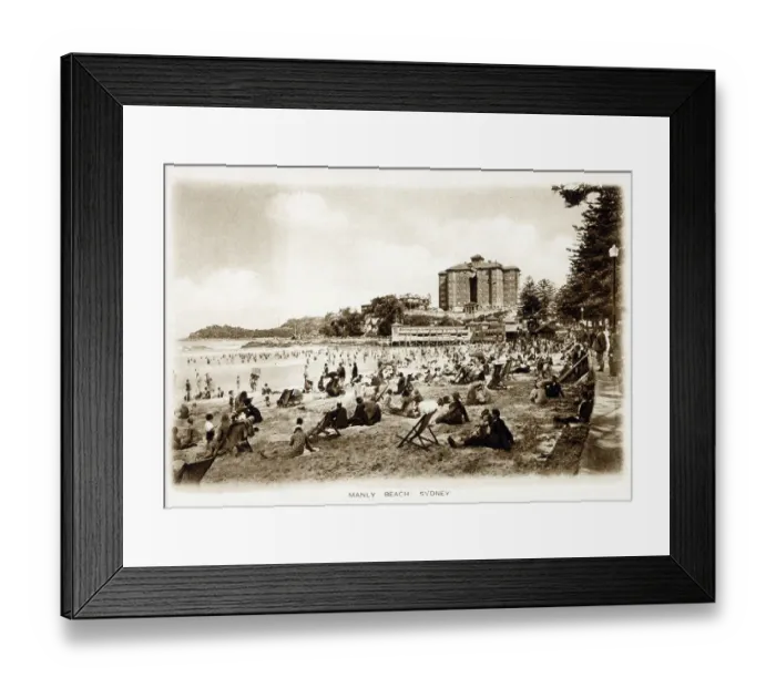 Framed Print : Manly Beach, Sydney, capital of New South Wales, Australia Framed Print : Manly Beach, Sydney, capital of New South Wales, Australia