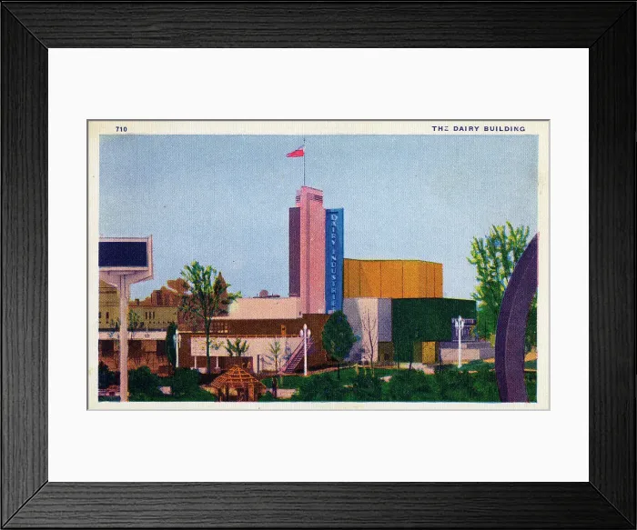 Framed Print : The Dairy Building - Chicago World's Fair Framed Print : The Dairy Building - Chicago World's Fair