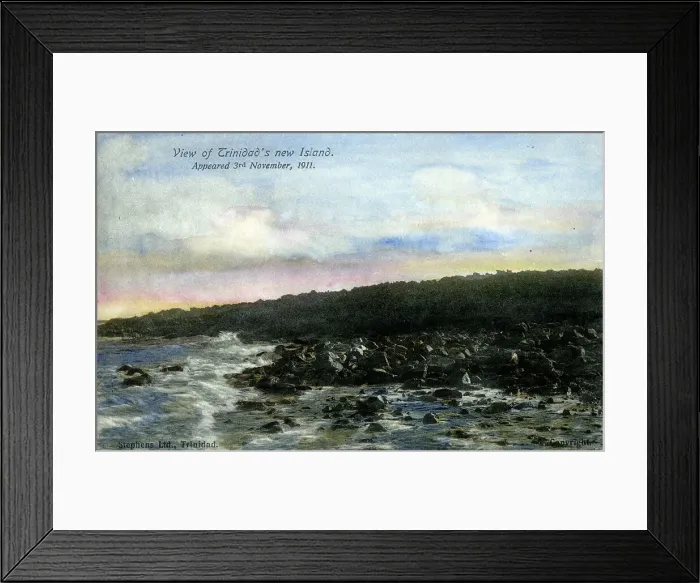 Framed Print : View of Trinidad's New Island - Wilkey's Land Framed Print : View of Trinidad's New Island - Wilkey's Land