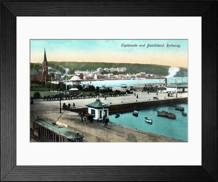 Framed Print : Rothesay, Isle of Bute, Argyll and Bute, Scotland Framed Print : Rothesay, Isle of Bute, Argyll and Bute, Scotland