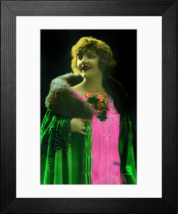 Framed Print : Glamorous Young Frenchwoman Framed Print : Glamorous Young Frenchwoman
