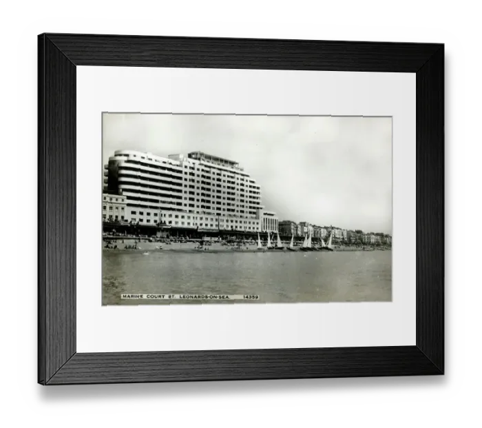 Framed Print : St Leonards-on-Sea, East Sussex, Marine Court Framed Print : St Leonards-on-Sea, East Sussex, Marine Court