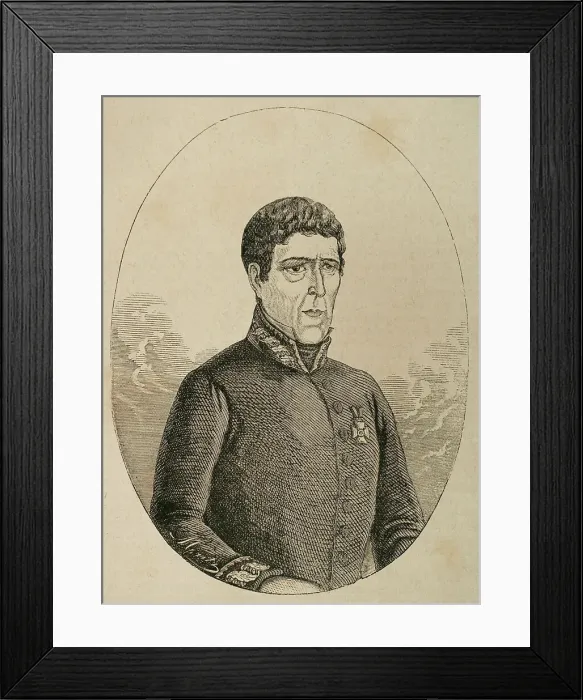 Framed Print : Pedro Martir de Veciana y de Miro (Pere Martir) Framed Print : Pedro Martir de Veciana y de Miro (Pere Martir)