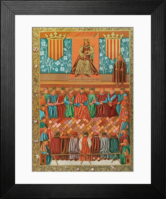 Framed Print : James I the Conqueror (1208-1276). Count of Barcelona Framed Print : James I the Conqueror (1208-1276). Count of Barcelona
