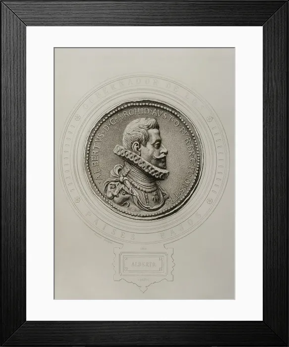 Framed Print : Albert of Austria (1559-1621), Archduke of Austria Framed Print : Albert of Austria (1559-1621), Archduke of Austria