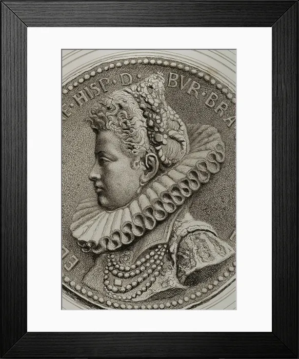 Framed Print : Isabella Clara Eugenia (1566-1633). Infanta of Framed Print : Isabella Clara Eugenia (1566-1633). Infanta of