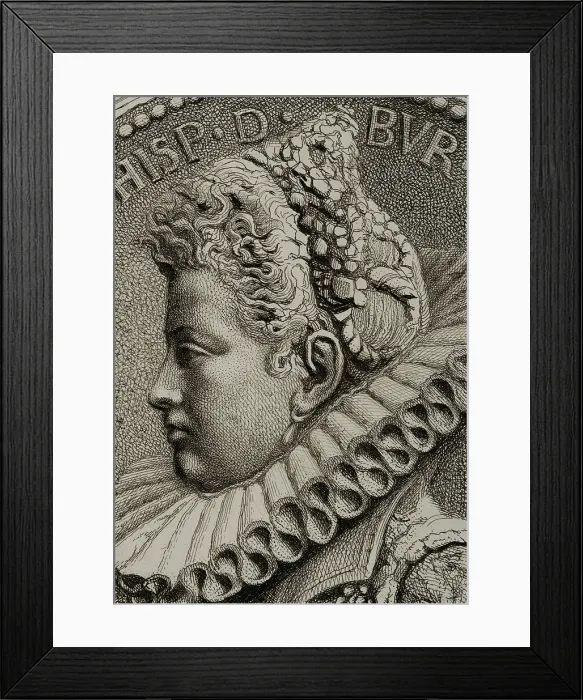 Framed Print : Isabella Clara Eugenia (1566-1633). Infanta of Framed Print : Isabella Clara Eugenia (1566-1633). Infanta of