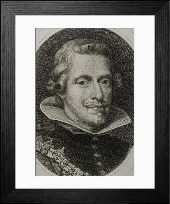 Framed Print : Philip IV (1605-1665). King of Spain (1621-1665) Framed Print : Philip IV (1605-1665). King of Spain (1621-1665)