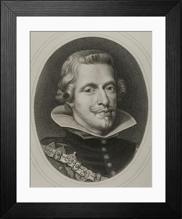 Framed Print : Philip IV (1605-1665). King of Spain (1621-1665) Framed Print : Philip IV (1605-1665). King of Spain (1621-1665)