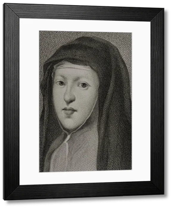 Framed Print : Mariana of Austria (1634-1696). Queen consort