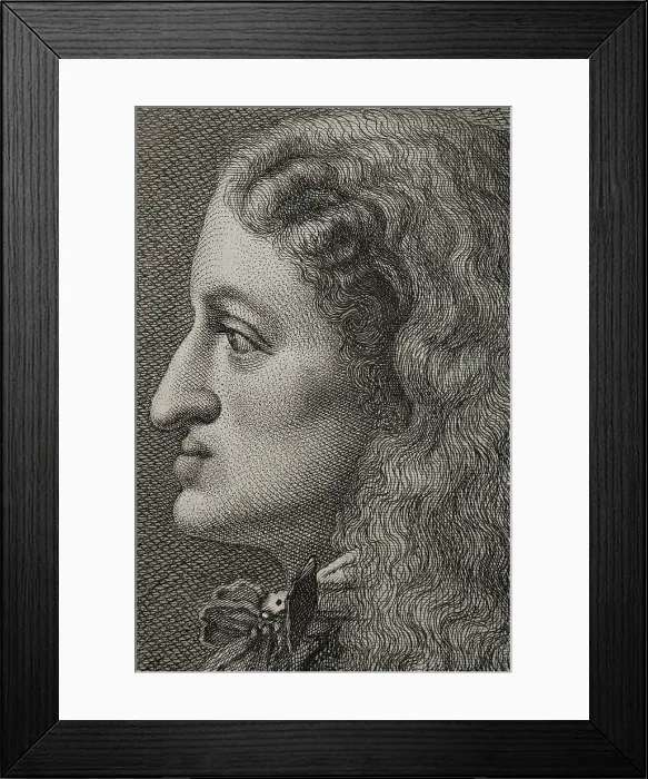 Framed Print : Charles II, the Bewitched (1661-1700). King of Framed Print : Charles II, the Bewitched (1661-1700). King of