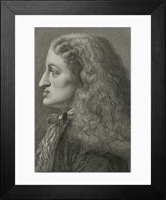 Framed Print : Charles II, the Bewitched (1661-1700). King of Framed Print : Charles II, the Bewitched (1661-1700). King of