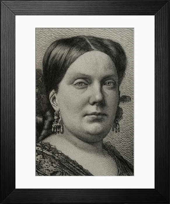 Framed Print : Isabella II (1830-1904). Queen of Spain from 1833 Framed Print : Isabella II (1830-1904). Queen of Spain from 1833