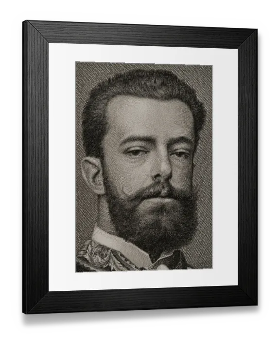 Framed Print : Amadeo I of Spain (1845-1890). King of Spain Framed Print : Amadeo I of Spain (1845-1890). King of Spain