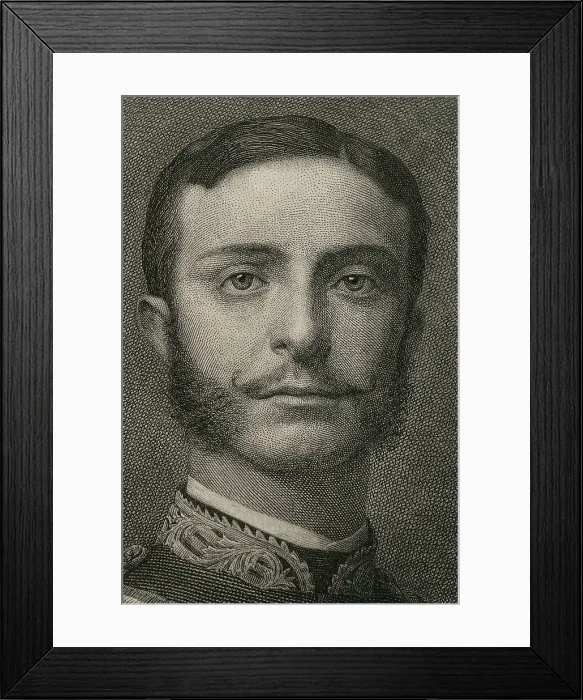 Framed Print : Alfonso XII (Madrid, 1857-Madrid, 1885). King Framed Print : Alfonso XII (Madrid, 1857-Madrid, 1885). King