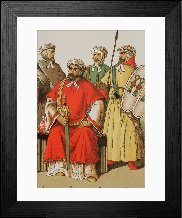 Framed Print : Iberian Peninsula. Emirate of Granada in the 14th Framed Print : Iberian Peninsula. Emirate of Granada in the 14th
