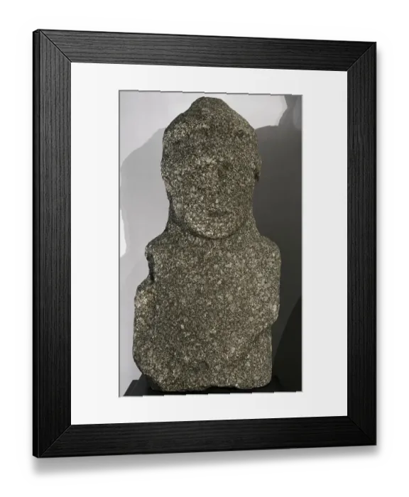 Framed Print : Statue representing a warrior. 1st century AD Framed Print : Statue representing a warrior. 1st century AD