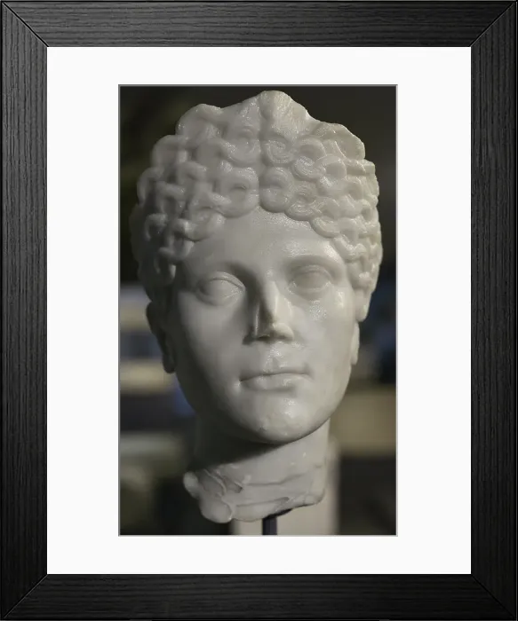 Framed Print : Portrait of a woman. 1st-2nd centuries AD. Found Framed Print : Portrait of a woman. 1st-2nd centuries AD. Found