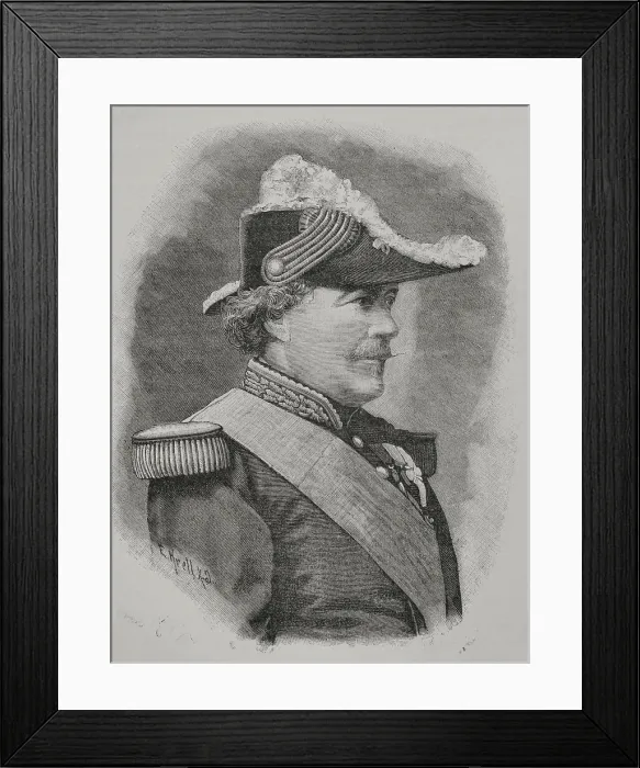 Framed Print : Francois Certain de Canrobert (1809-1895). Marshal Framed Print : Francois Certain de Canrobert (1809-1895). Marshal