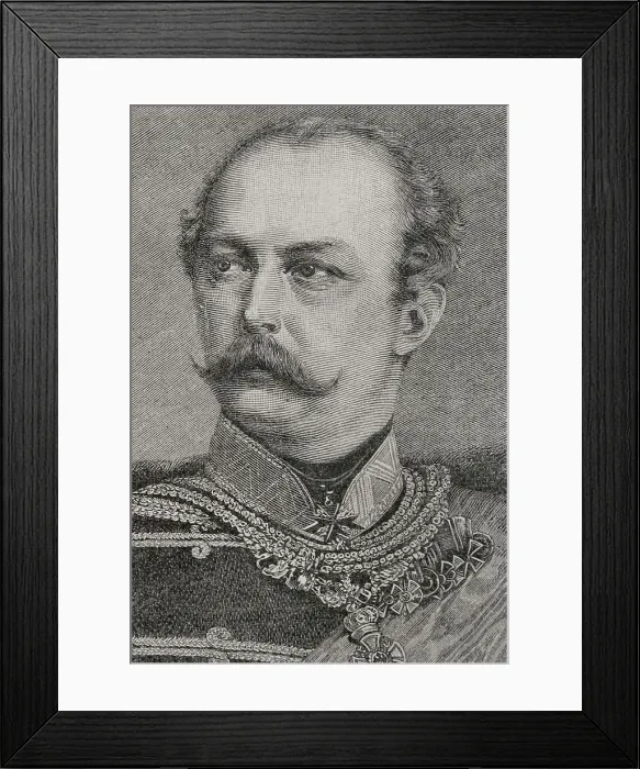 Framed Print : Frederick Charles (1828-1885). Prince of Prussia