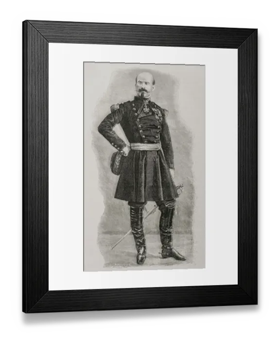 Framed Print : Louis-Jules Trochu (1815-1896). French military Framed Print : Louis-Jules Trochu (1815-1896). French military